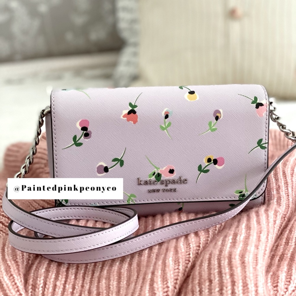 🆕 KATE SPADE | Lilac Purse Cameron Wildflower Ditsy